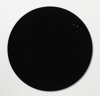 Glass board &Oslash; 80 cm. Black