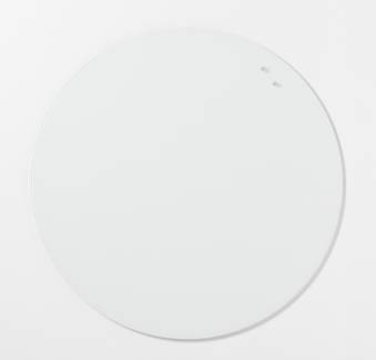 Magnetisk glastavle cirkel Ø 80 cm PURE WHITE