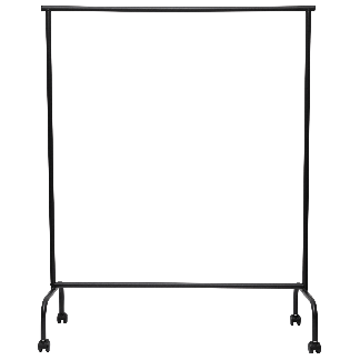MAUL Wardrobe stand with wheels, black metal Mobilt garderobestativ i tidl&oslash;st design