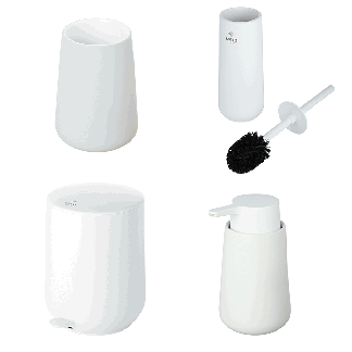Fjord bathroom set white Fjord bathroom set white