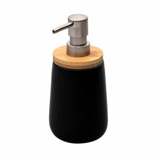 Soap dispenser bamboo, black Soap dispenser bamboo, black