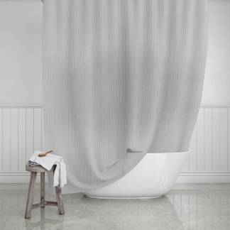 Shower curtain, Etherea, Light grey, 180 x 200 cm Shower curtain, Etherea, Light grey, 180 x 200 cm