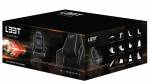 Kontorstol E-sport L33T PU hvid/sort Gaming Pro Level