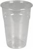 Drikkeglas PLA klar 30cl, 40cl Ø8,5cm komposterbar 50stk/ps