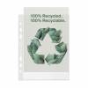 Plastlomme Esselte Recycled A4 100my m. præg 50stk/pak