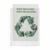 Plastlomme Esselte Recycled A4+ 100my m. præg 50stk/pak