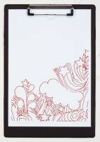 Blokholder Office DEPOT sort u/forside A4 PP 983400