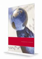 Brochureholder Office DEPOT A5 klar T-form t/bord