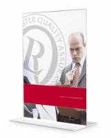 Brochureholder Office DEPOT A4 klar T-form t/bord