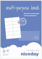 Multilabel niceday A4 1882667 105,0x48,0mm 100ark/pak 12/ark