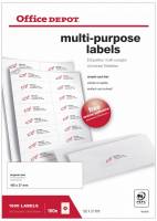 Multilabel Office DEPOT A4 105x37mm 100ark/pak 16/ark
