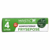 Frysepose 4l 20x38cm 17my 20ps/rul bionedbrydelig
