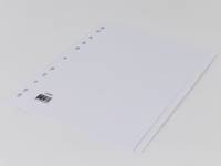 Faneblade karton hvid A4 170g 5-delt