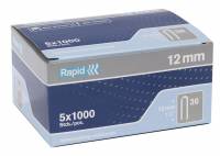 H&aelig;fteklammer Rapid galv. 36/14 5000stk/pak rund hvid