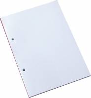 Standardblok 2 huller ulin. 60g hvid A5