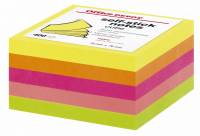 Kubusblok Office DEPOT neon 76x76mm STICKY 400blade/stk