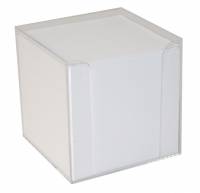 Kubus refill l&oslash;se blade 1100ark/stk hvid 9x9x9 cm