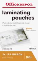 Lamineringslommer OD blank 54x86mm 125mic 100stk/pak