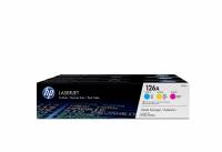 Color LaserJet 126A c/y/m tri-pack