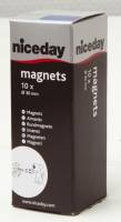 Magneter niceday bl&aring; &Oslash;30mm 10stk/pak 980603