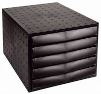 Skuffekabinet Office Depot 5 skuffer sort