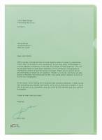 Plastomslag Office DEPOT A4 0,12mm m/pr&aelig;g gr&oslash;n 100stk/pak