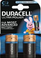 Batteri Duracell Ultra Power C alkaline m/tester 2st/pkt LR14 / MN1400