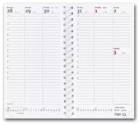 Weekplanner refill 9,5x17cm h&oslash;jformat 18 0885 00