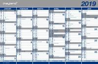 Kartonkalender halv&aring;rs 44x29cm 19 0630 00