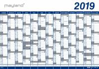 V&aelig;gplanner 13 mdr vinyl 100x70cm 19 0650 00