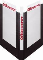 Hobbymappe OD sort 16mm A4 m/lomme 4-rings D-mekanisme