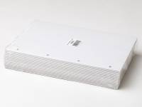 Konferenceblok 4 huller kvadr. toplimet 60g hvid A4