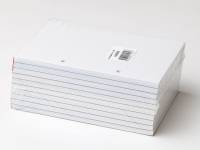 Standardblok 2 huller kvadr. toplimet 60g hvid A5