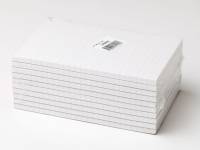 Standardblok u.huller lin. toplimet 60g hvid A5