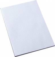 Standardblok u/huller kvadr. 60g hvid A5