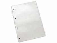Standardblok 4 huller kvadr. 60g hvid A4