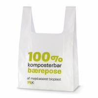 B&aelig;repose bioplast hvid 18my 300/75x550mm 500stk/ka