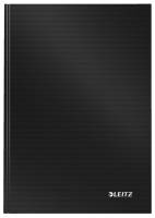 Notesbog Leitz Solid A5 sort hard linieret 80ark
