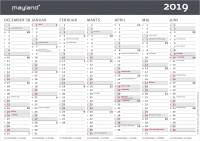 Bordkalender A5 moderne 21x15cm 19 0581 00