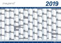 K&aelig;mpekalender 2019 1x13mdr. PP 100x70cm 19 0651 00