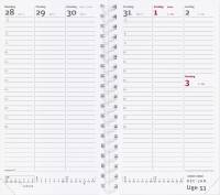 WeekPlanner uge h&oslash;jformat REFILL 9,5x17cm 19 0885 00