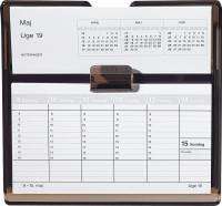 Ugebordkalender Flip-A-Week REFILL 18x10cm ekskl. stativ 19 1360 00