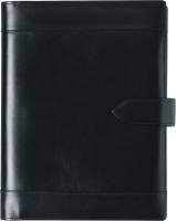 Timekalender skind sort 17x23,5cm 1dag/side 19 2185 00