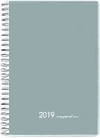 Ugekalender A5 Basic PP gr&aring; 15x21cm 19 2670 00