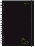 Ugekalender A5 ECO line fiberpap sort 15x21cm h&oslash;jformat 19 2675 00