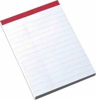 Telefonblok A6 linieret 60g stub m/perf. u/huller 100bl/stk