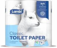 Toiletpapir Lambi 3-lags 20,6m 63rul/kar