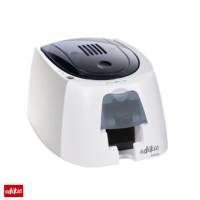 Kortprinter Edikio Access m/starts&aelig;t sort farveb&aring;nd + 100 hvide kort