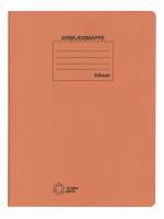 Arbejdsmapper Esselte m/split+ overligger A4 orange 25stk/pak