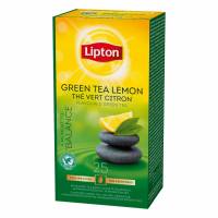 Te Lipton Gr&oslash;n te Lemon 25breve/pak